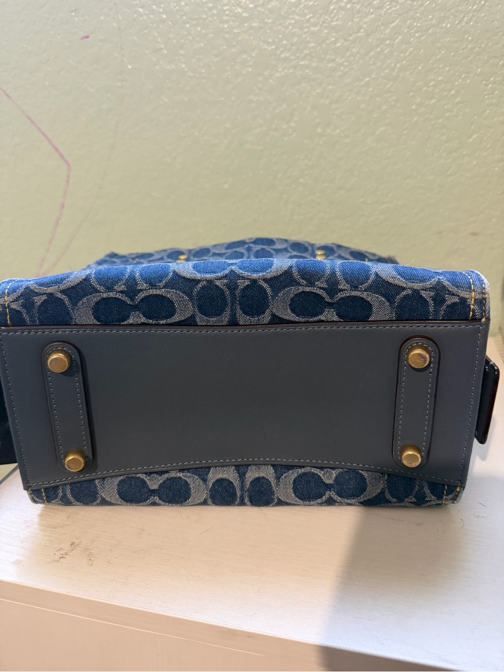 Coach Rogue 25 bag in Signature Denim - Picture 5 of 15